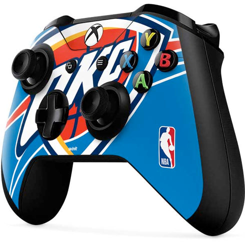 NBA Oklahoma City Thunder Large Logo Xbox One X Controller Skin