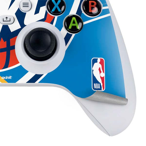NBA Oklahoma City Thunder Large Logo Xbox Series S Controller Skin