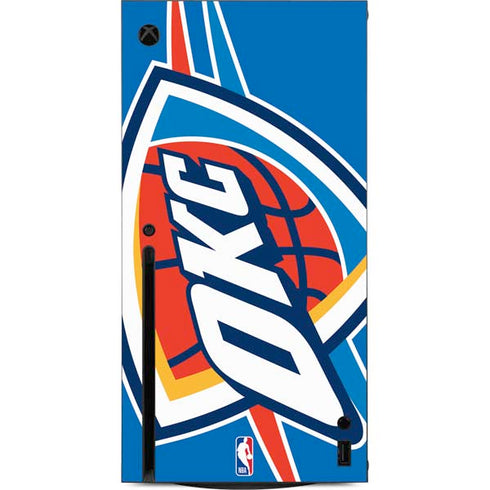 NBA Oklahoma City Thunder Large Logo Xbox Series X Console Skin