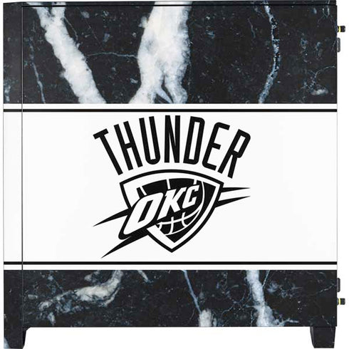NBA Oklahoma City Thunder Marble Corsair 4000D Tempered Glass Mid-Tower ATX Case Skin