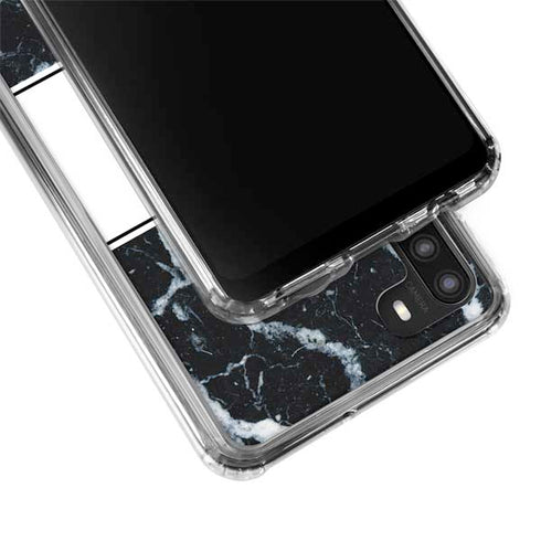 NBA Oklahoma City Thunder Marble Galaxy A21 Clear Case