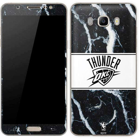 NBA Oklahoma City Thunder Marble Galaxy J7 Skin