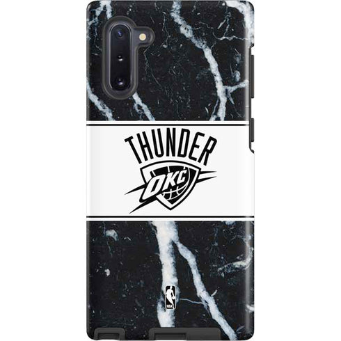 NBA Oklahoma City Thunder Marble Galaxy Note 10 Pro Case