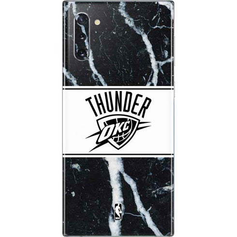 NBA Oklahoma City Thunder Marble Galaxy Note 10 Skin