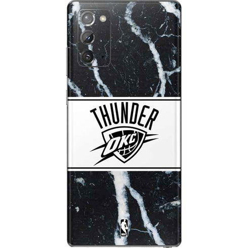 NBA Oklahoma City Thunder Marble Galaxy Note20 5G Skin