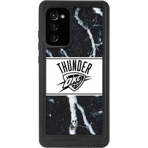 NBA Oklahoma City Thunder Marble Galaxy Note20 5G Waterproof Case