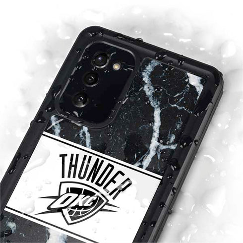 NBA Oklahoma City Thunder Marble Galaxy Note20 5G Waterproof Case