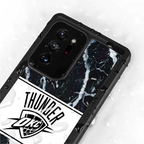 NBA Oklahoma City Thunder Marble Galaxy Note20 Ultra 5G Waterproof Case