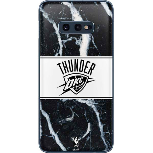 NBA Oklahoma City Thunder Marble Galaxy S10e Skin