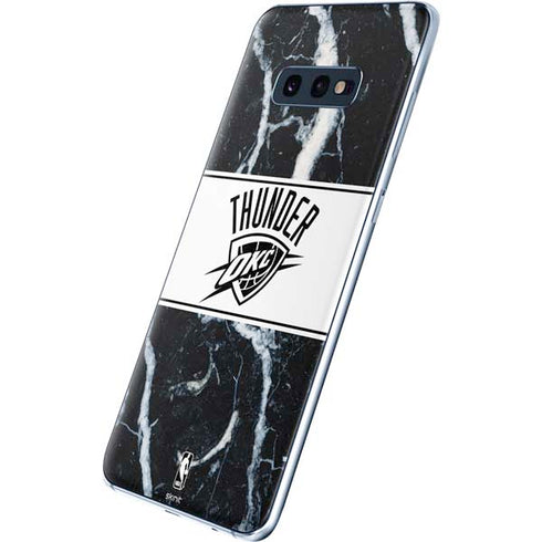 NBA Oklahoma City Thunder Marble Galaxy S10e Skin