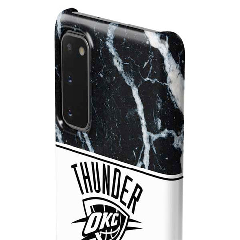 NBA Oklahoma City Thunder Marble Galaxy S20 Lite Case