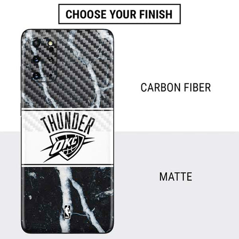 NBA Oklahoma City Thunder Marble Galaxy S20 Plus Skin