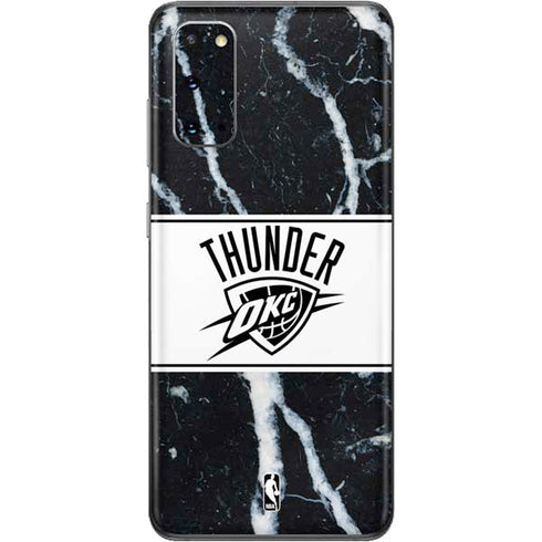 NBA Oklahoma City Thunder Marble Galaxy S20 Skin