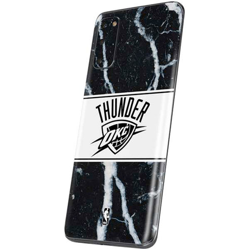 NBA Oklahoma City Thunder Marble Galaxy S20 Skin