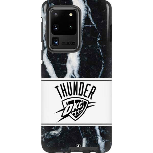 NBA Oklahoma City Thunder Marble Galaxy S20 Ultra 5G Pro Case