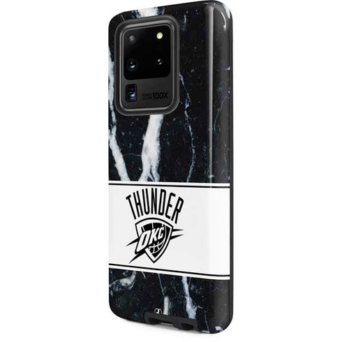 NBA Oklahoma City Thunder Marble Galaxy S20 Ultra 5G Pro Case