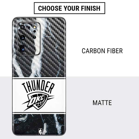 NBA Oklahoma City Thunder Marble Galaxy S20 Ultra 5G Skin