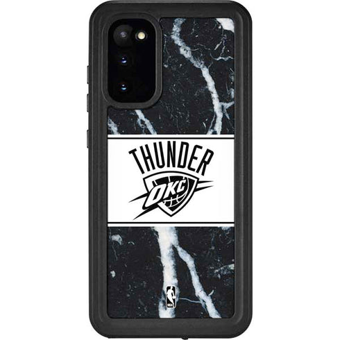 NBA Oklahoma City Thunder Marble Galaxy S20 Waterproof Case