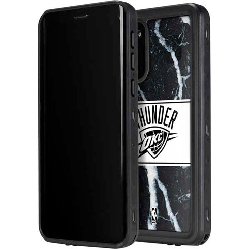 NBA Oklahoma City Thunder Marble Galaxy S20 Waterproof Case