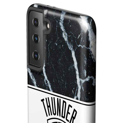 NBA Oklahoma City Thunder Marble Galaxy S21 Plus 5G Pro Case
