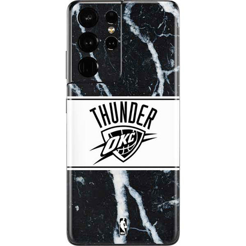 NBA Oklahoma City Thunder Marble Galaxy S21 Ultra 5G Skin