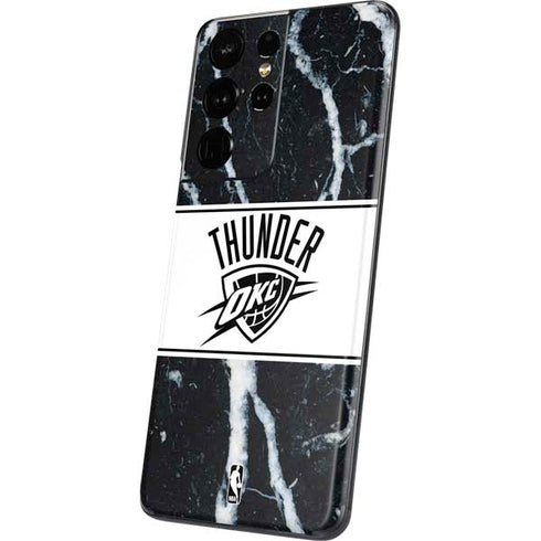 NBA Oklahoma City Thunder Marble Galaxy S21 Ultra 5G Skin