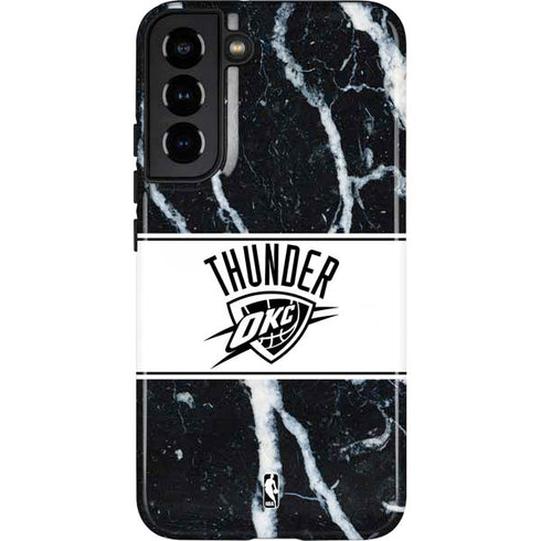 NBA Oklahoma City Thunder Marble Galaxy S22 Plus Pro Case
