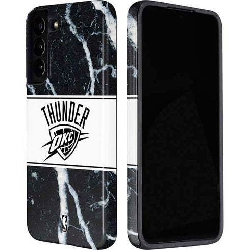 NBA Oklahoma City Thunder Marble Galaxy S22 Plus Pro Case