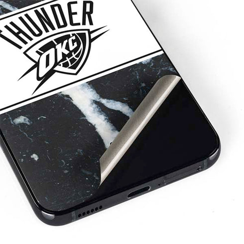 NBA Oklahoma City Thunder Marble Galaxy S22 Skin