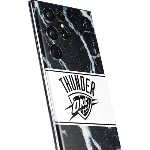 NBA Oklahoma City Thunder Marble Galaxy S22 Ultra Skin
