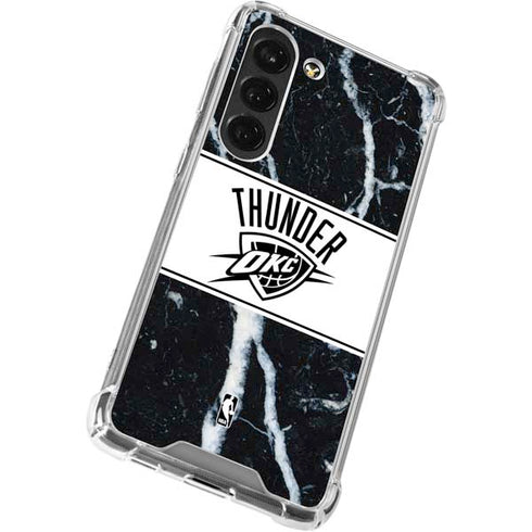 NBA Oklahoma City Thunder Marble Galaxy S23 Clear Case