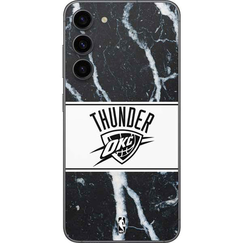 NBA Oklahoma City Thunder Marble Galaxy S23 Plus Skin