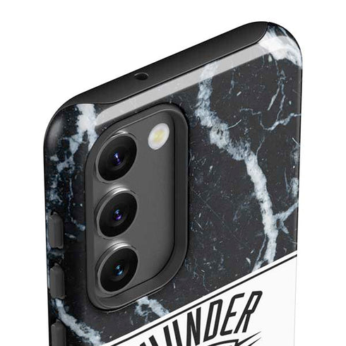 NBA Oklahoma City Thunder Marble Galaxy S23 Pro Case