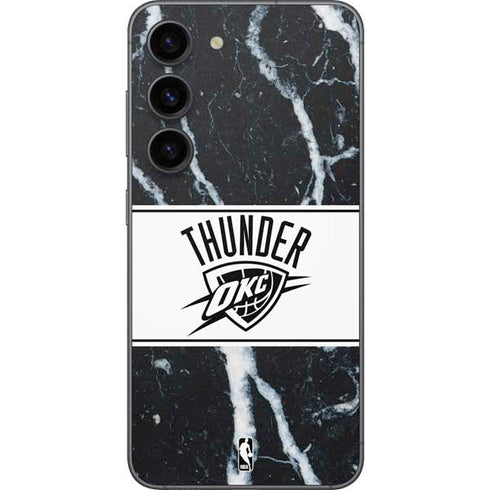 NBA Oklahoma City Thunder Marble Galaxy S23 Skin