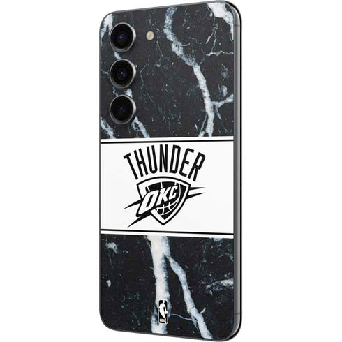 NBA Oklahoma City Thunder Marble Galaxy S23 Skin
