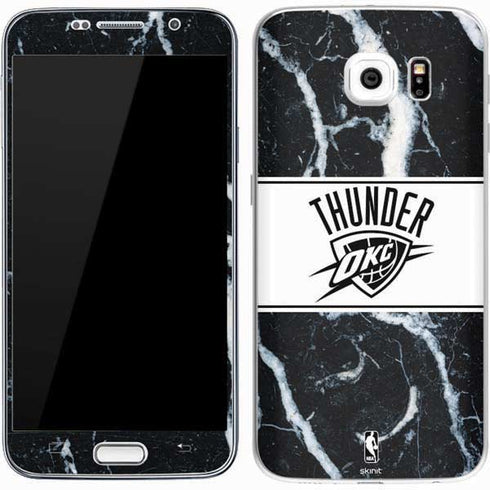 NBA Oklahoma City Thunder Marble Galaxy S7 Skin