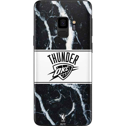 NBA Oklahoma City Thunder Marble Galaxy S9 Skin