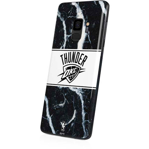 NBA Oklahoma City Thunder Marble Galaxy S9 Skin