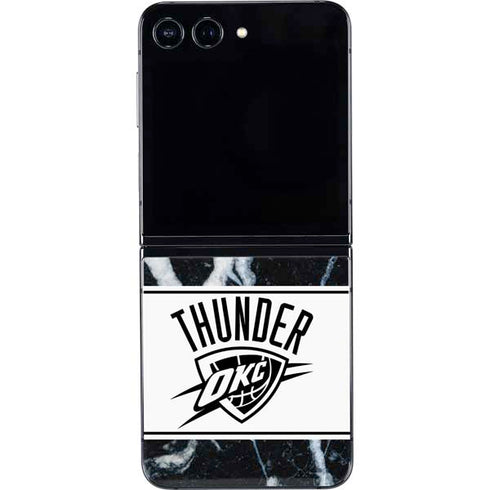 NBA Oklahoma City Thunder Marble Galaxy Z Flip5 5G Skin