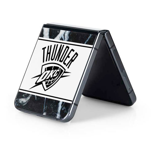 NBA Oklahoma City Thunder Marble Galaxy Z Flip5 5G Skin