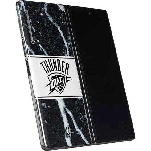 NBA Oklahoma City Thunder Marble Galaxy Z Fold2 5G Skin