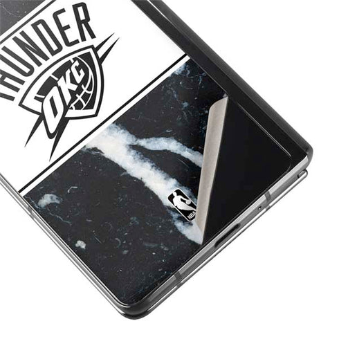 NBA Oklahoma City Thunder Marble Galaxy Z Fold2 5G Skin