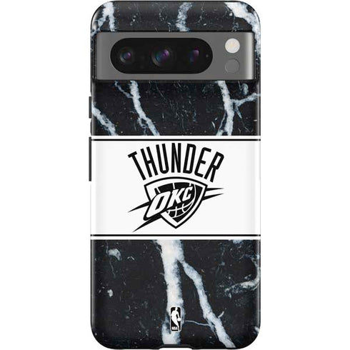 NBA Oklahoma City Thunder Marble Google Pixel 8 Pro Impact Case