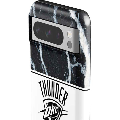 NBA Oklahoma City Thunder Marble Google Pixel 8 Pro Impact Case