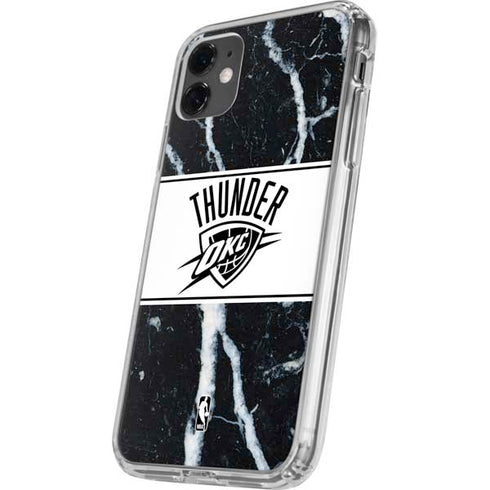 NBA Oklahoma City Thunder Marble iPhone 11 Clear Case
