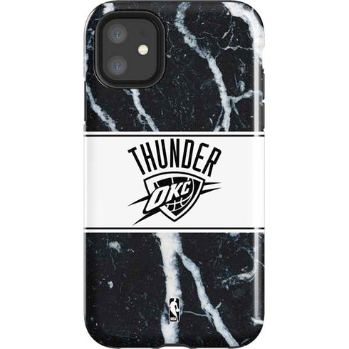 NBA Oklahoma City Thunder Marble iPhone 11 Impact Case