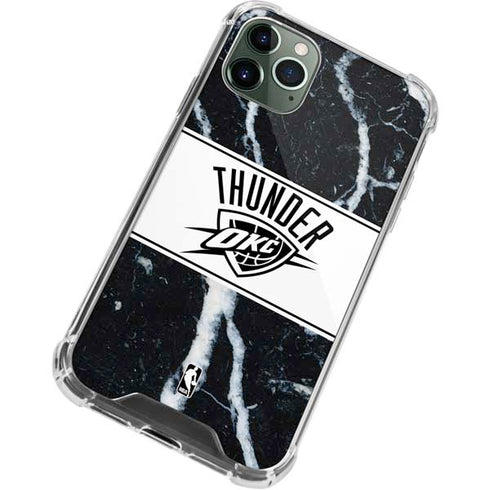 NBA Oklahoma City Thunder Marble iPhone 11 Pro Max Clear Case