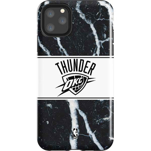 NBA Oklahoma City Thunder Marble iPhone 11 Pro Max Impact Case