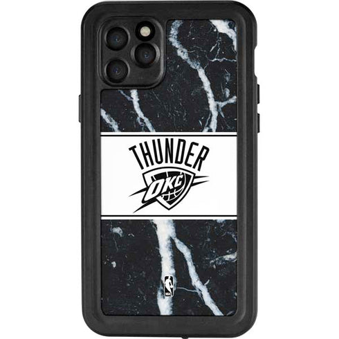 NBA Oklahoma City Thunder Marble iPhone 11 Pro Waterproof Case