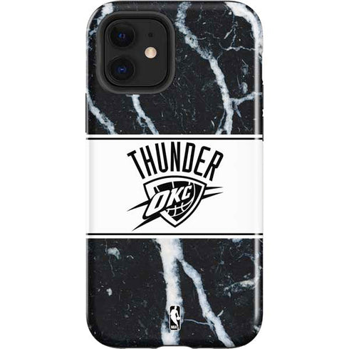 NBA Oklahoma City Thunder Marble iPhone 12 Impact Case